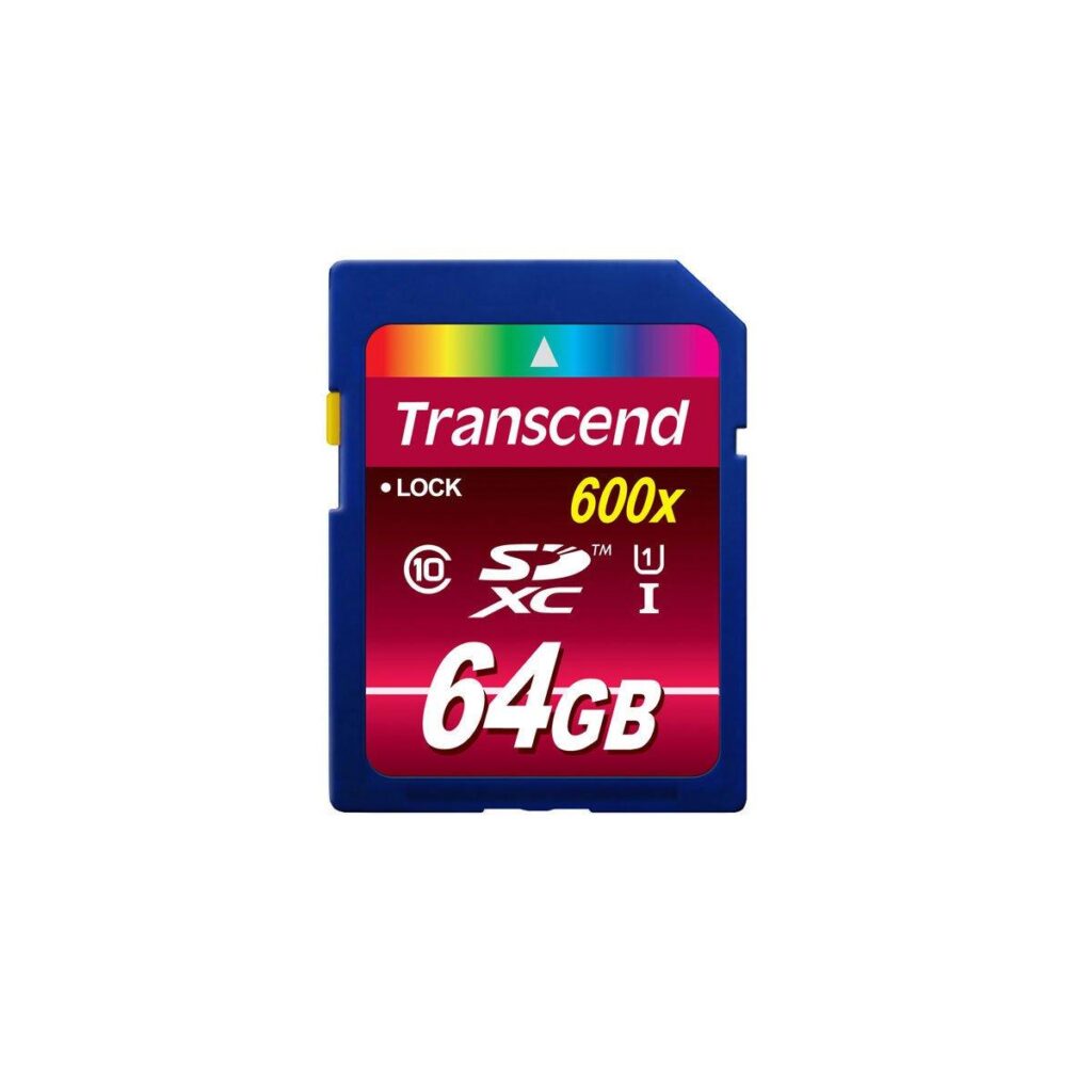 Transcend SDXC UHS-I CLASS 10 600X 64GB Transcend SDXC UHS-I CLASS 10 600X 64GB