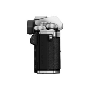 OM-D E-M10 Mark II silver runko sivulta OM-D E-M10 Mark II silver runko sivulta