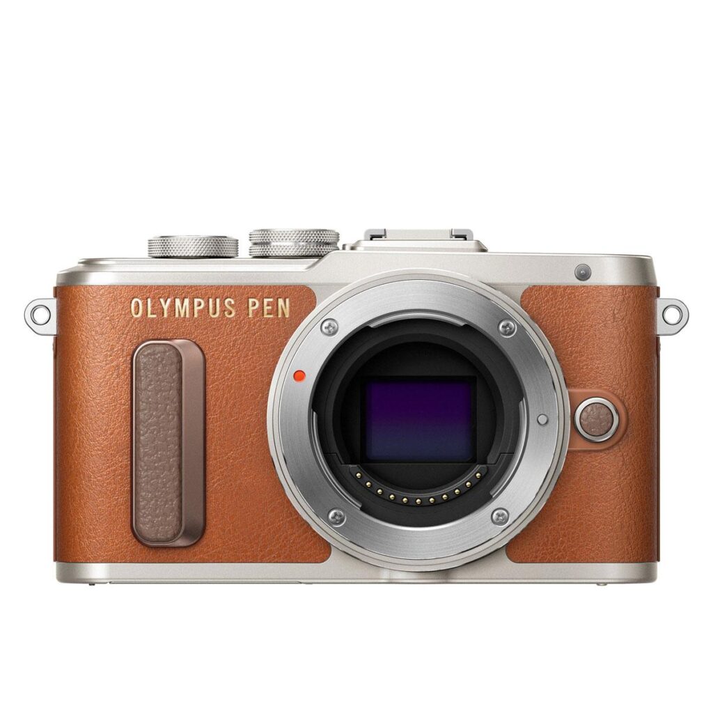 Olympus PEN E-PL8 runko – ruskea Olympus PEN E-PL8 runko – ruskea