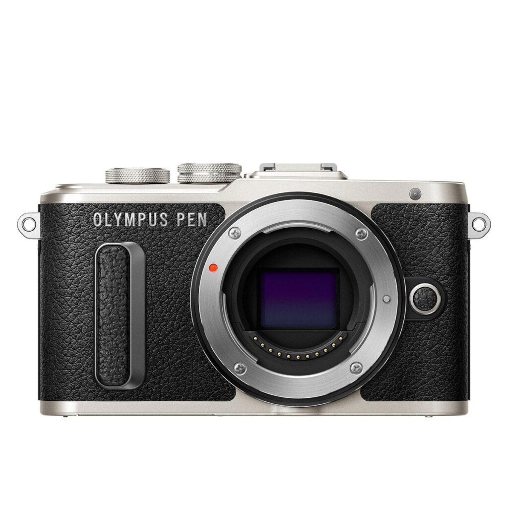 Olympus PEN E-PL8 runko – mustahopea Olympus PEN E-PL8 runko – mustahopea