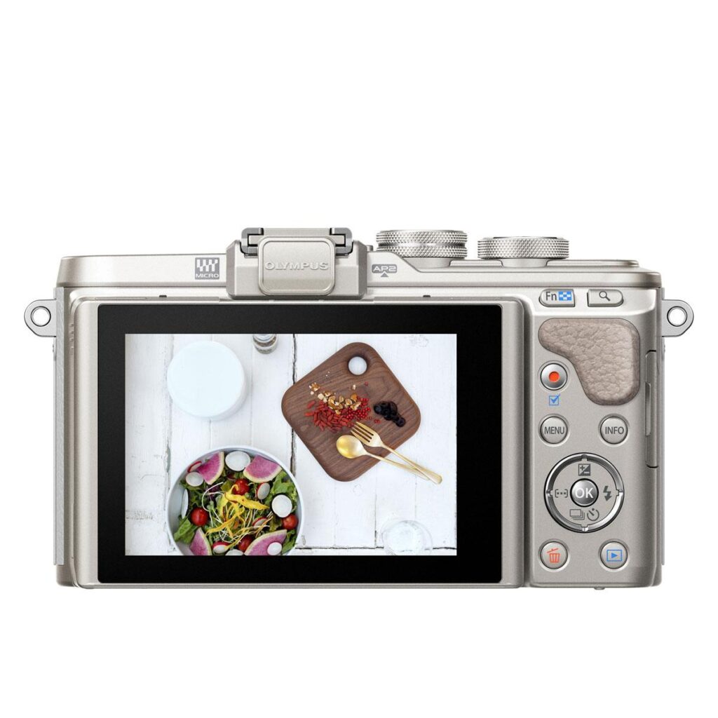 Olympus PEN E-PL8 runko – valkoinen Olympus PEN E-PL8 runko – valkoinen