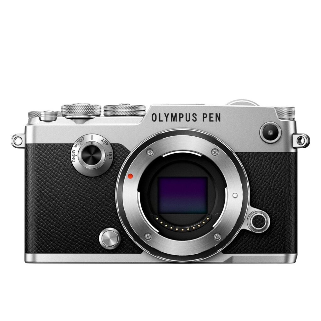 Olympus Pen-F runko hopea Olympus Pen-F runko hopea