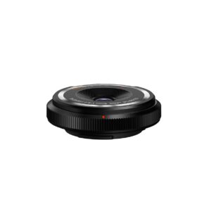 Olympus Body cap lens 9mm f/8 fisheye musta