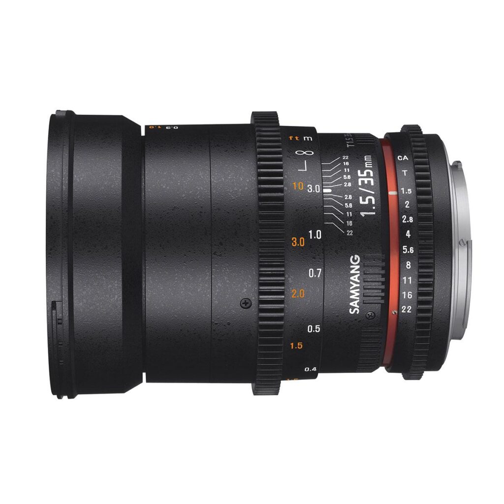 Samyang 35mm T1.5 VDSLR AS UMC II – Sony E Samyang 35mm T1.5 VDSLR AS UMC II – Sony E
