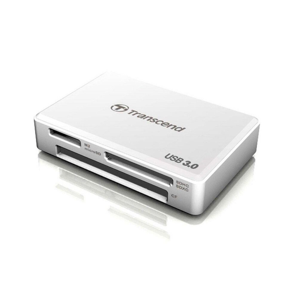Transcend Muistikortinlukija ALL-IN-ONE 3.0 valkoinen Transcend Muistikortinlukija ALL-IN-ONE 3.0 valkoinen