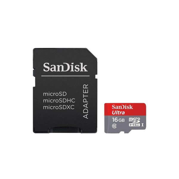 Sandisk MicroSDHC Ultra 16 GB 98MB/s UHS-I Adapter