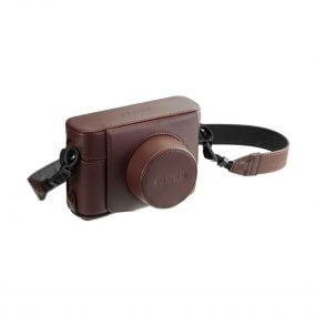 LC-X100F Premium ruskea kamerakotelo