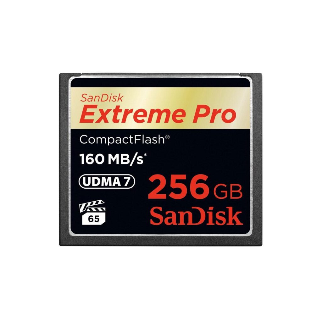 Sandisk CF Extreme Pro 256GB 160MB/s UDMA7 Sandisk CF Extreme Pro 256GB 160MB/s UDMA7