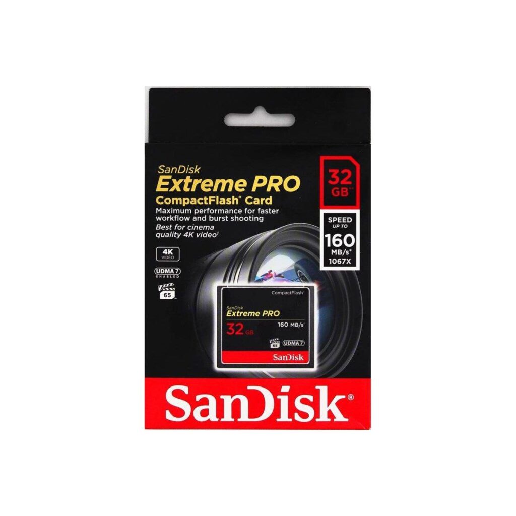 Sandisk CF Extreme Pro 32GB 160MB/s UDMA7 Sandisk CF Extreme Pro 32GB 160MB/s UDMA7