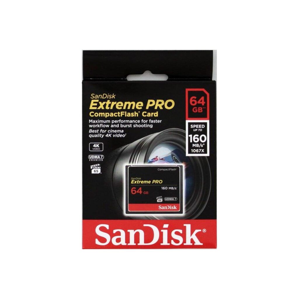 Sandisk CF Extreme Pro 64GB 160MB/s UDMA7 Sandisk CF Extreme Pro 64GB 160MB/s UDMA7