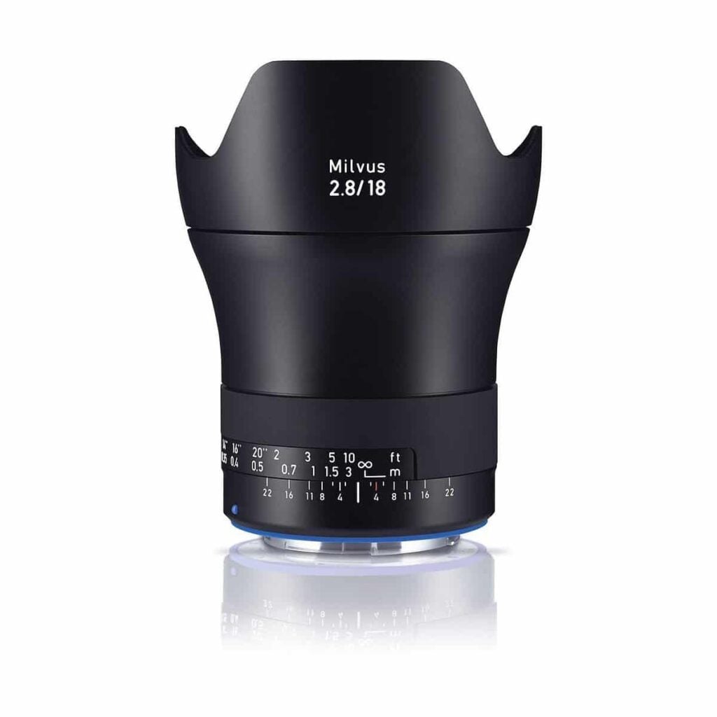 Zeiss Milvus 18mm f/2.8 Distagon T* ZE – Canon EF Zeiss Milvus 18mm f/2.8 Distagon T* ZE – Canon EF