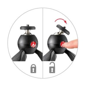 Manfrotto Pöytäjalusta Pixi Mini Musta Manfrotto Pöytäjalusta Pixi Mini Musta
