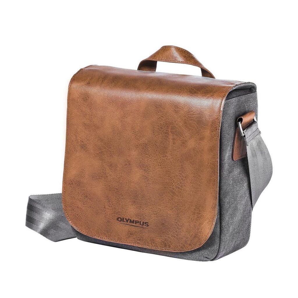 Olympus OM-D nahkainen messenger laukku Olympus OM-D nahkainen messenger laukku
