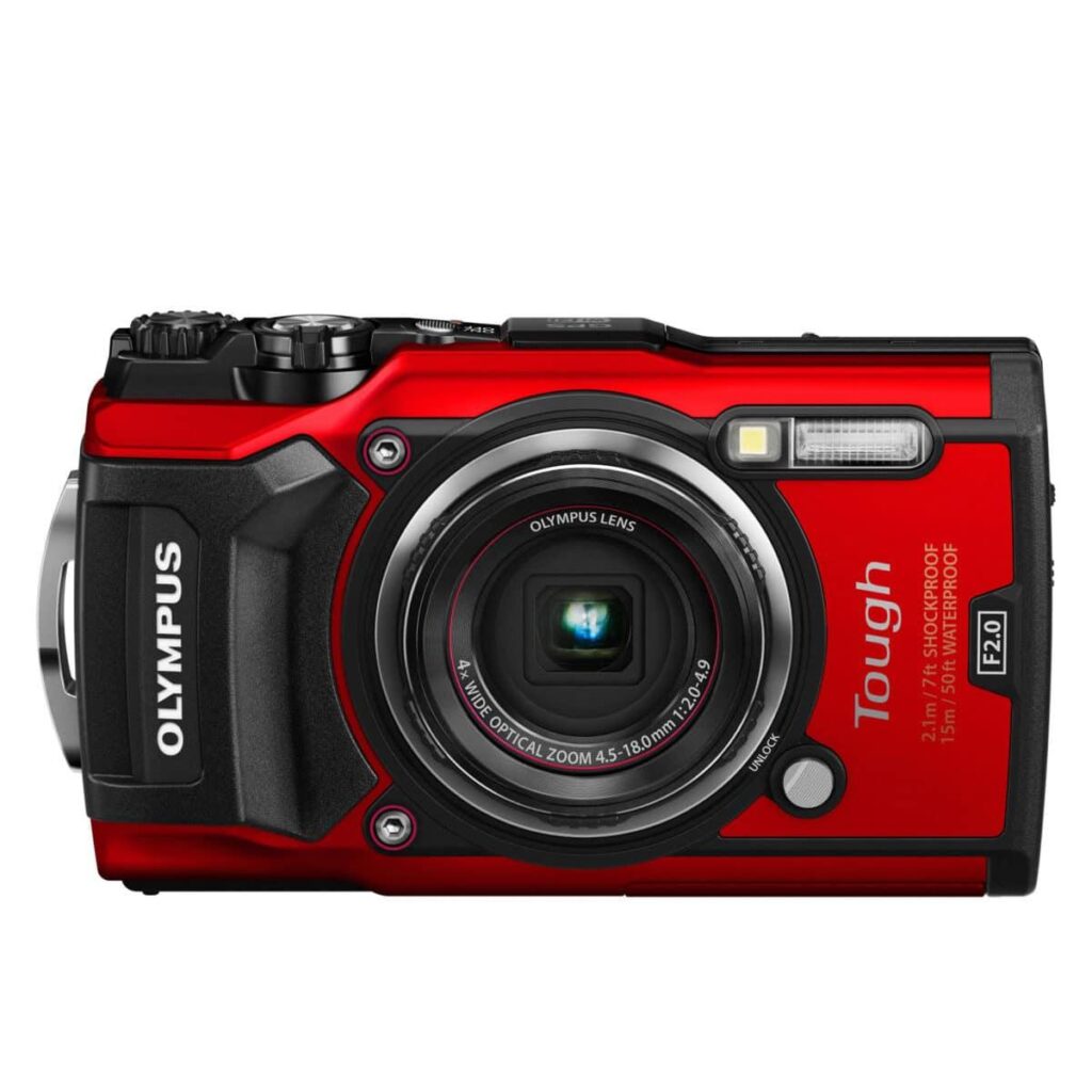 Olympus Tough TG-5 punainen Olympus Tough TG-5 punainen