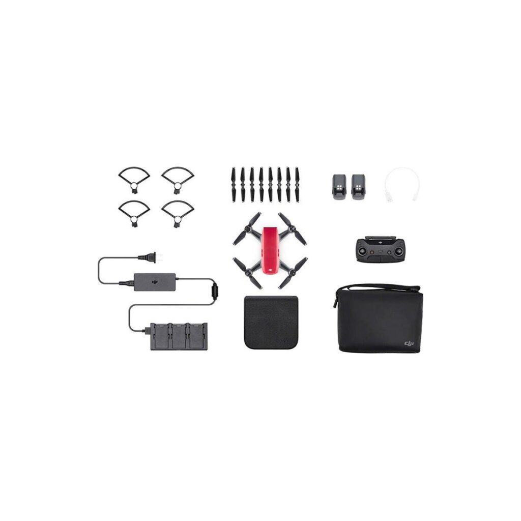 DJI Spark Lava Red Flymore combo – minikopteri DJI Spark Lava Red Flymore combo – minikopteri