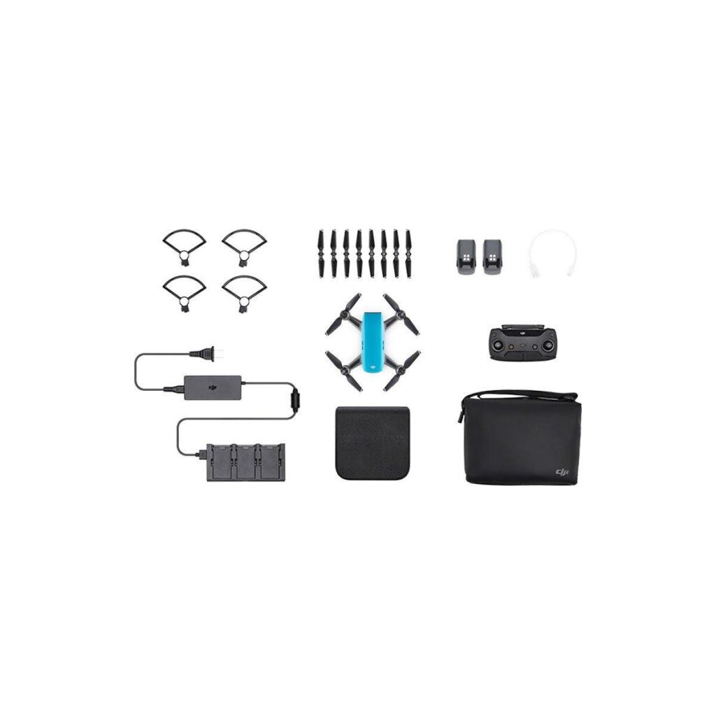DJI Spark Sky Blue Flymore combo – minikopteri DJI Spark Sky Blue Flymore combo – minikopteri