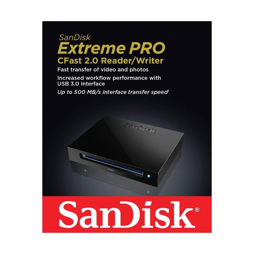 SanDisk Muistikortinlukija USB 3.0 Extreme Pro Cfast 2.0 SanDisk Muistikortinlukija USB 3.0 Extreme Pro Cfast 2.0