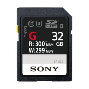 Sony 32GB double bit SF-G Series UHS-II SDXC Memory Card + UHS-II MRW-S1 card reader