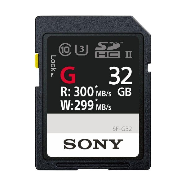 Sony 32GB tuplakitti SF-G Series UHS-II SDXC Muistikortti + UHS-II MRW-S1 kortinlukija