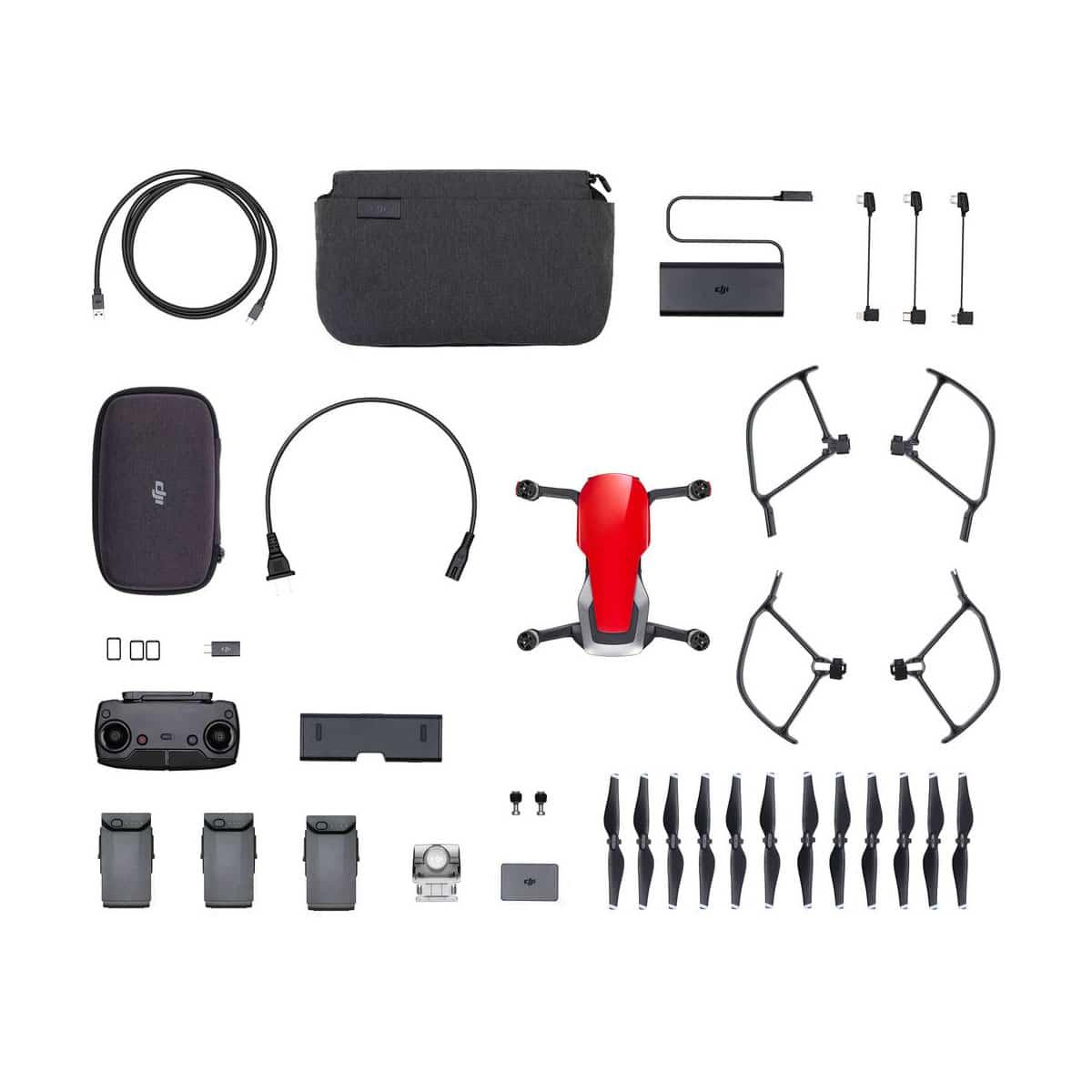 DJI Mavic Air Fly More Combo Punainen -drone