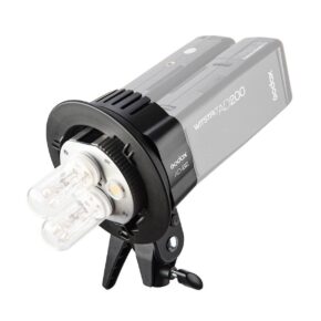 Godox Witstro AD-B2 Twin Head Bowens S Salama Adapteri AD200 salamalle Godox Witstro AD-B2 Twin Head Bowens S Salama Adapteri AD200 salamalle