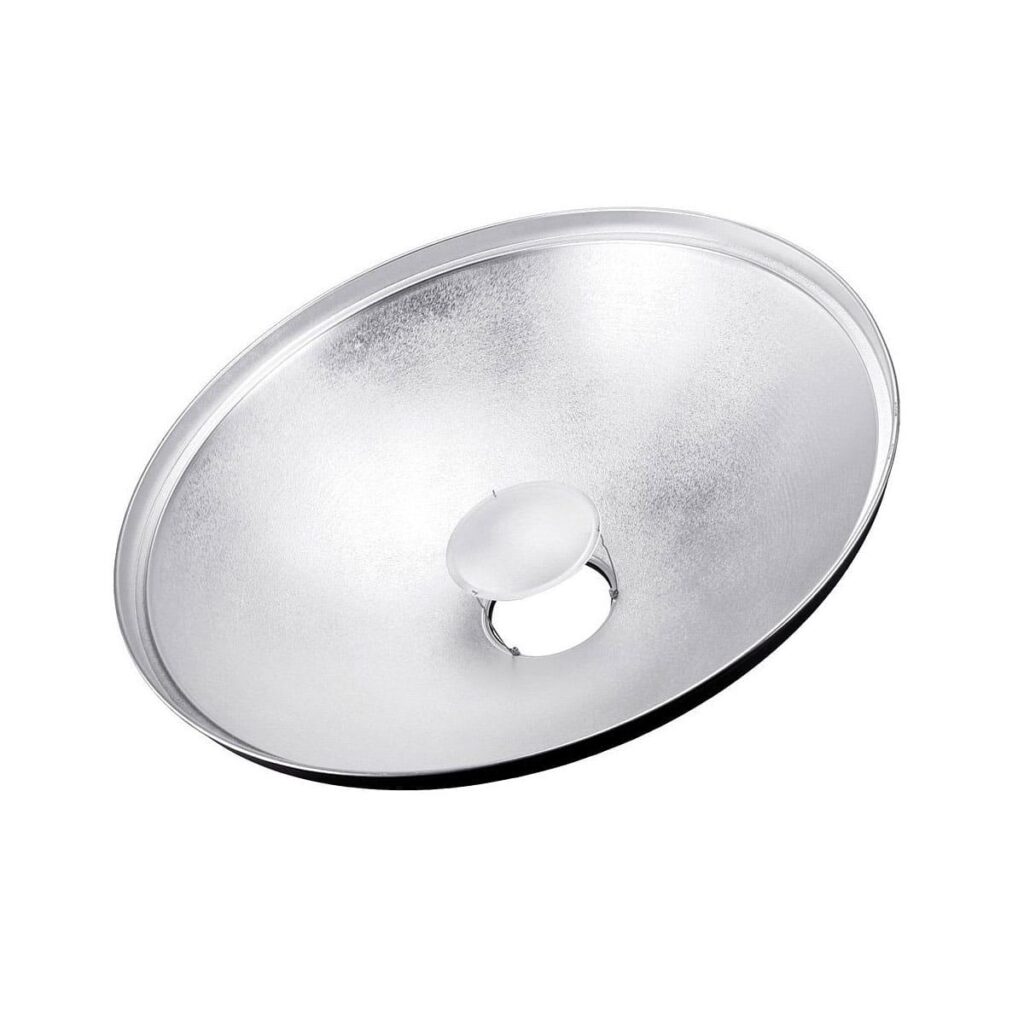 Lencarta Beauty Dish Hopeinen 70cm Lencarta Beauty Dish Hopeinen 70cm