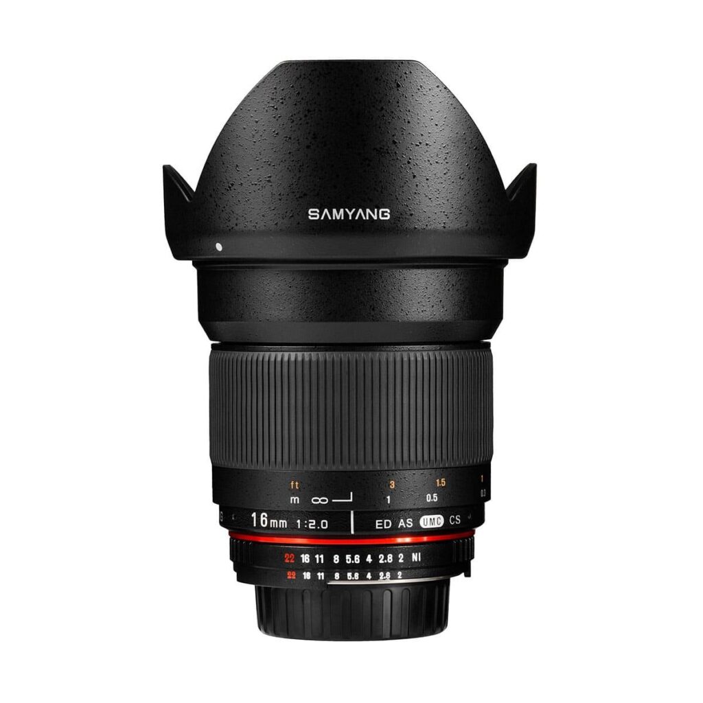 Samyang 16mm f/2 ED AS UMC CS APS-C – Canon EF Samyang 16mm f/2 ED AS UMC CS APS-C – Canon EF