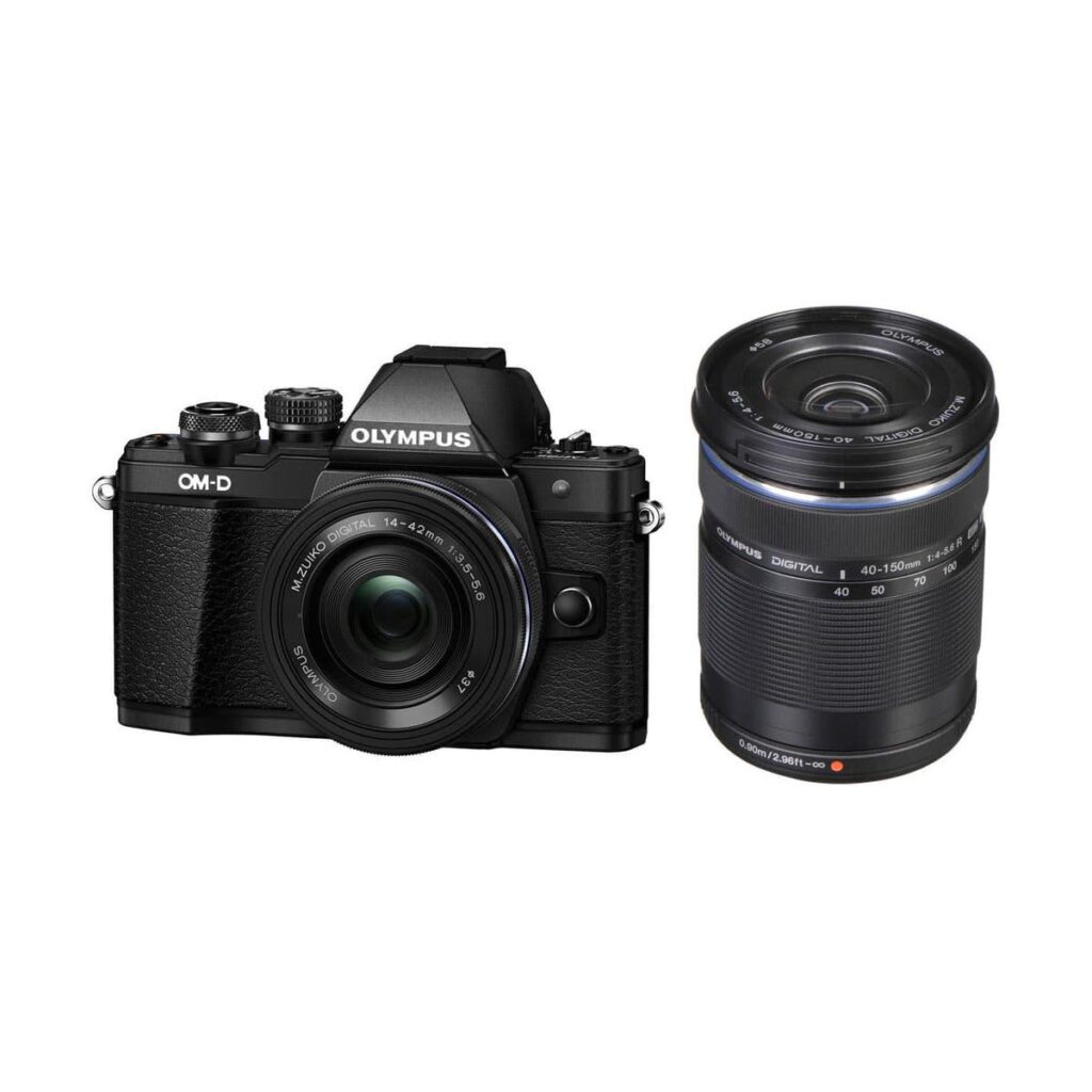 Olympus OM-D E-M10 Mark II + 14-42mm EZ + 40-150mm R Musta Olympus OM-D E-M10 Mark II + 14-42mm EZ + 40-150mm R Musta