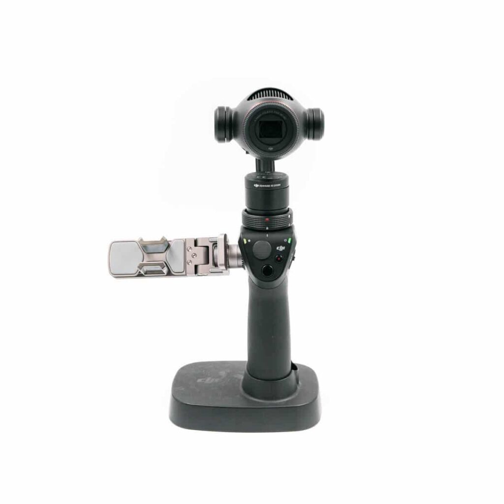 DJI Osmo+ + akku, jatkovarsi, mikrofoni – Käytetty DJI Osmo+ + akku, jatkovarsi, mikrofoni – Käytetty