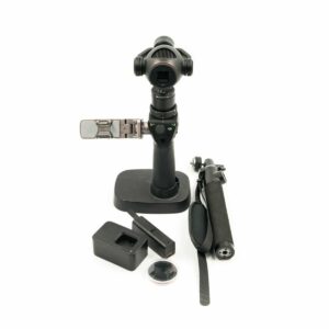 DJI Osmo+ + akku, jatkovarsi, mikrofoni – Käytetty DJI Osmo+ + akku, jatkovarsi, mikrofoni – Käytetty