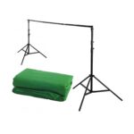 Vihreä Chromakey taustakangas kitti, 3 x 5m