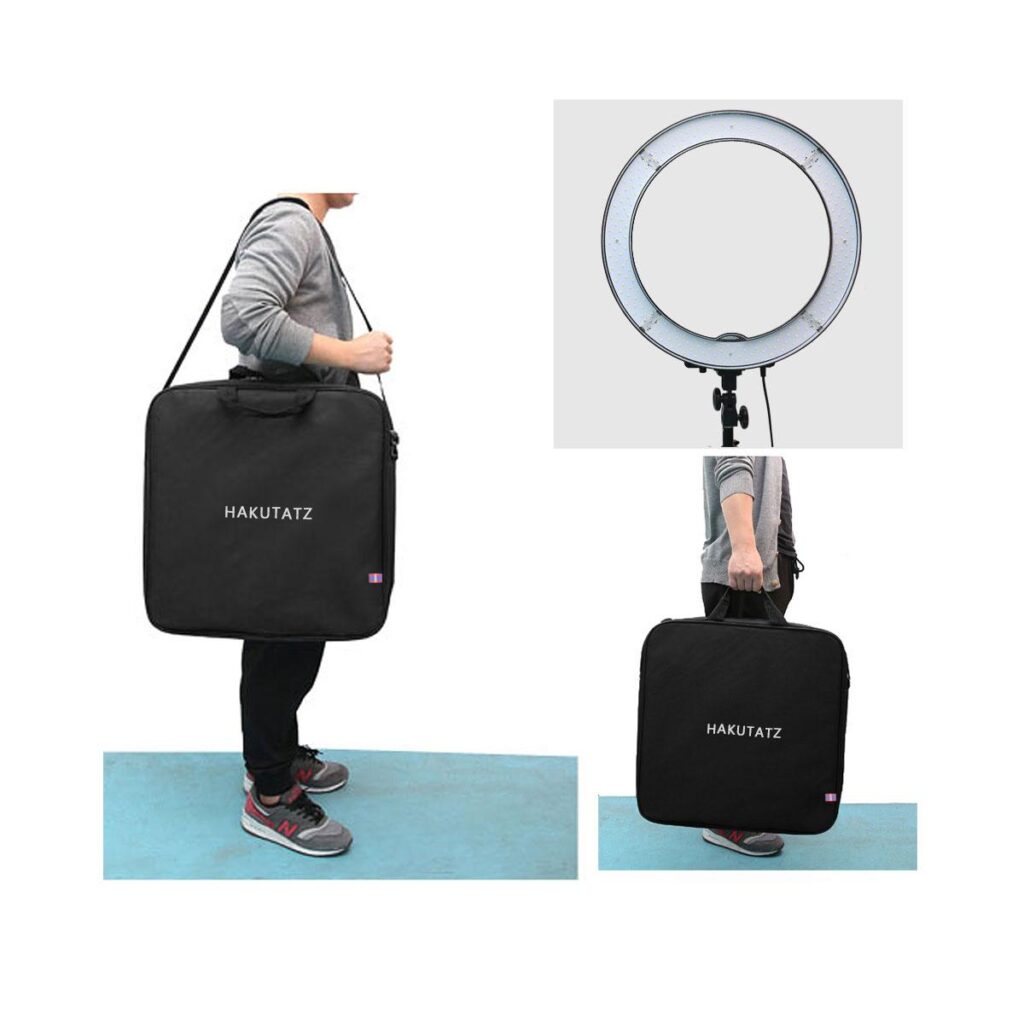 Hakutatz 19″ LED Ring Light + Jalkastandi Hakutatz 19″ LED Ring Light + Jalkastandi