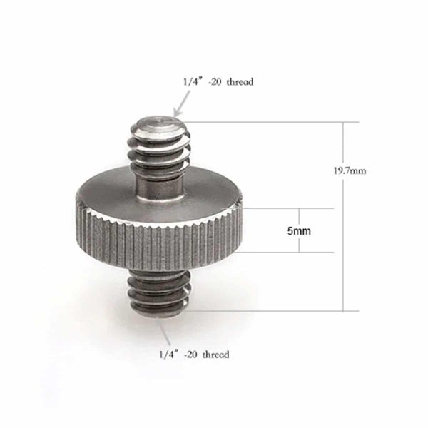 SmallRig 1/4″ to 1/4″ Double End Stud 1613 (10kpl)