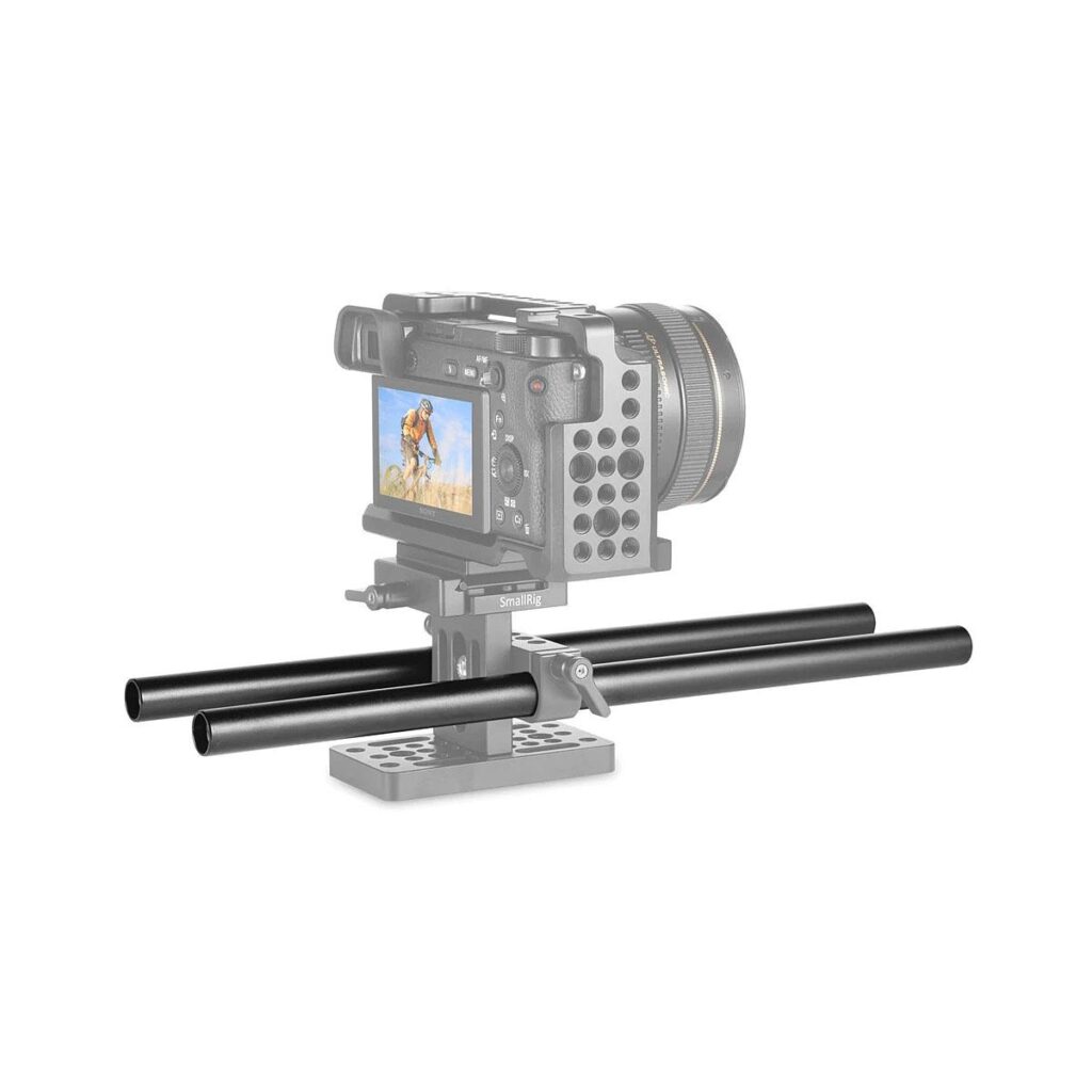 SmallRig 2kpl 15mm Black Aluminum Alloy Rod (M12-30cm) 1053