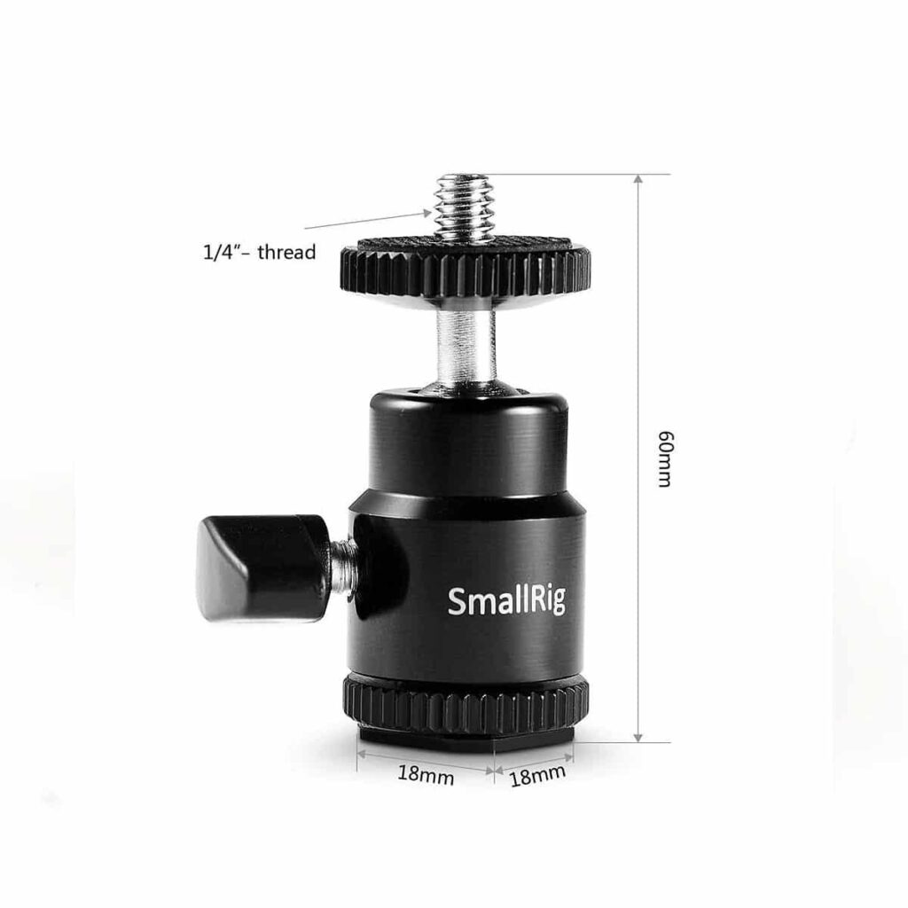 SmallRig Cold Shoe to 1/4″ Threaded Adapter 761 SmallRig Cold Shoe to 1/4″ Threaded Adapter 761