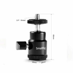 SmallRig Cold Shoe to 1/4″ Threaded Adapter 761 SmallRig Cold Shoe to 1/4″ Threaded Adapter 761
