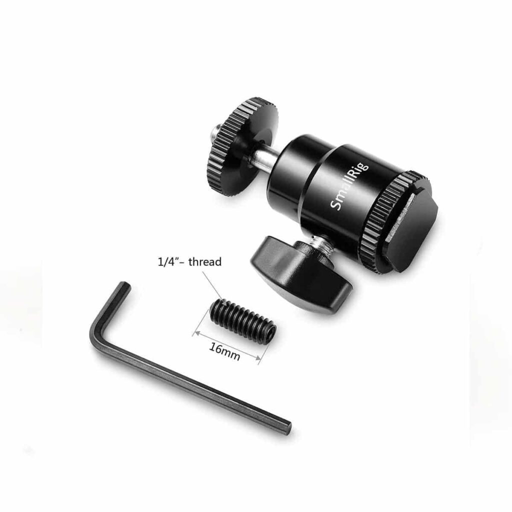 SmallRig Cold Shoe to 1/4″ Threaded Adapter 761 SmallRig Cold Shoe to 1/4″ Threaded Adapter 761