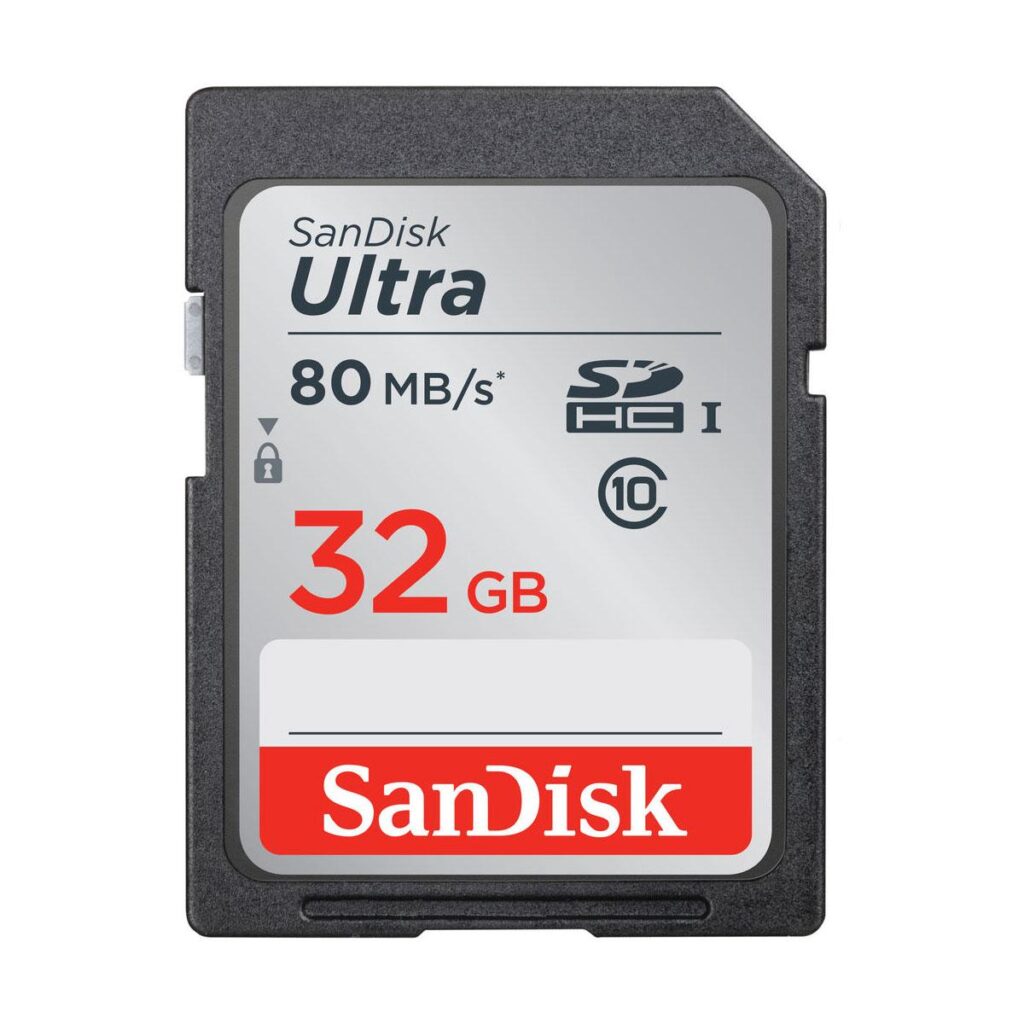 Sandisk Ultra 32GB 80MB/s UHS-I SDHC / SDXC Muistikortti Sandisk Ultra 32GB 80MB/s UHS-I SDHC / SDXC Muistikortti