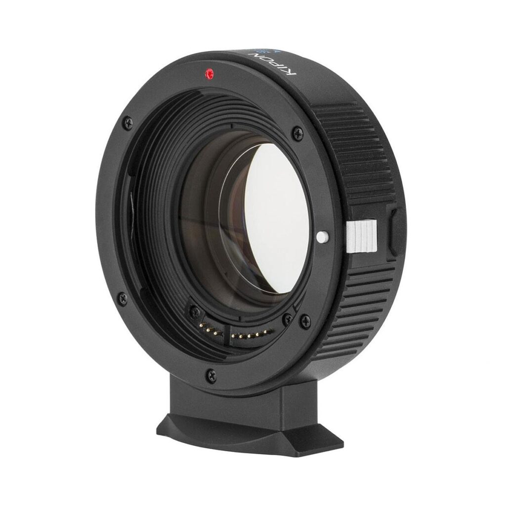 Kipon Canon EF – Fuji X Baveyes 0.7x AF Speed Booster Adapteri Kipon Canon EF – Fuji X Baveyes 0.7x AF Speed Booster Adapteri
