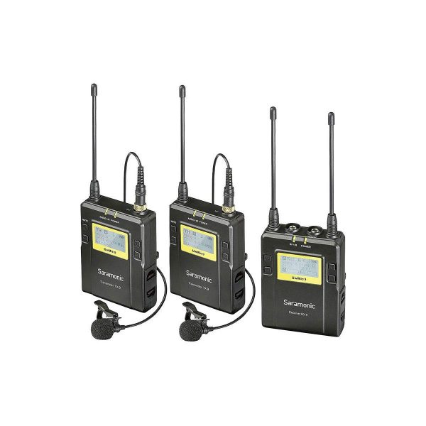 Saramonic UwMic9 RX9+TX9+TX9 UHF Wireless Lavalier