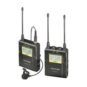 Saramonic UwMic9 RX9+TX9 UHF Wireless Lavalier Microphone System Saramonic UwMic9 RX9+TX9 UHF Wireless Lavalier Microphone System