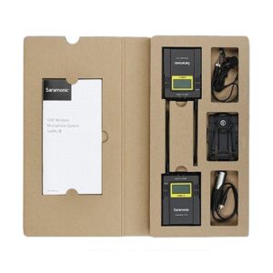 Saramonic UwMic9 RX9+TX9 UHF Wireless Lavalier Microphone System Saramonic UwMic9 RX9+TX9 UHF Wireless Lavalier Microphone System