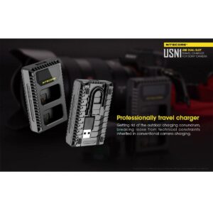 Nitecore USN1 NP-FW50 tuplalaturi Nitecore USN1 NP-FW50 tuplalaturi