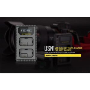 Nitecore USN1 NP-FW50 tuplalaturi Nitecore USN1 NP-FW50 tuplalaturi