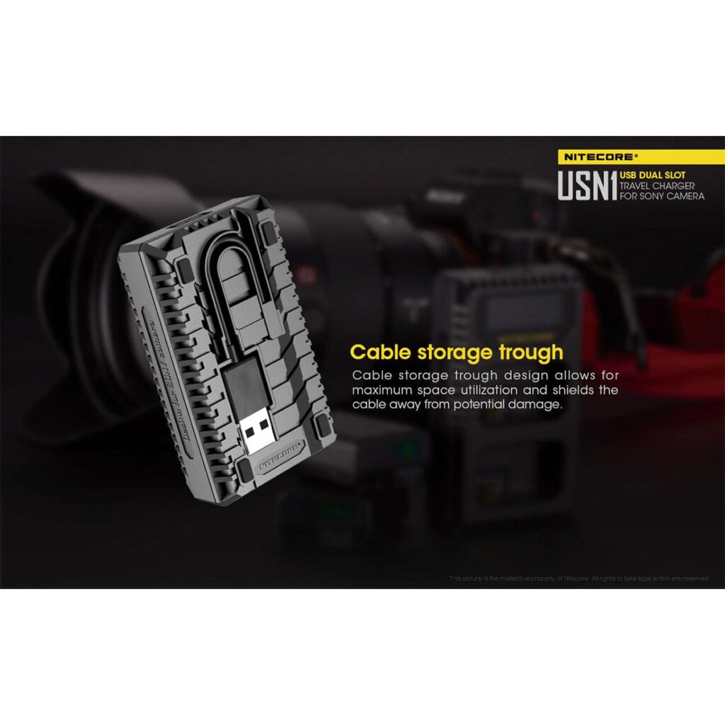 Nitecore USN1 NP-FW50 tuplalaturi Nitecore USN1 NP-FW50 tuplalaturi