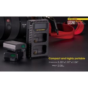 Nitecore USN1 NP-FW50 tuplalaturi Nitecore USN1 NP-FW50 tuplalaturi