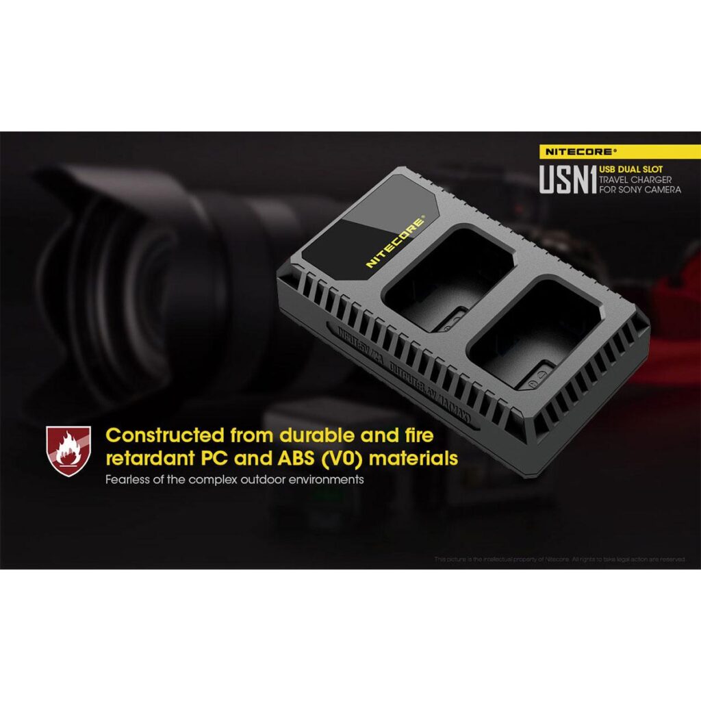 Nitecore USN1 NP-FW50 tuplalaturi Nitecore USN1 NP-FW50 tuplalaturi