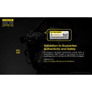 Nitecore USN4 PRO NP-FZ100 tuplalaturi Nitecore USN4 PRO NP-FZ100 tuplalaturi
