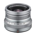 Fujifilm Fujinon XF 16mm f/2.8 R WR -objektiivi, hopea