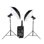 Lencarta Smartflash 4 paketti - 2x Smartflash 4 + 2x 100cm varjo